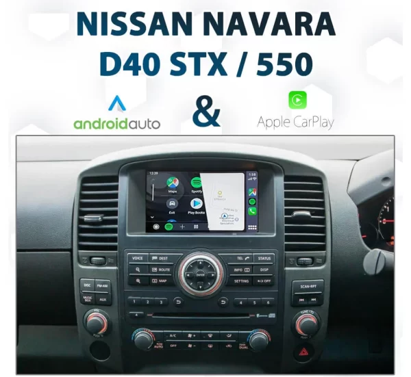 Nissan Navara D40 – STX / 550 – Apple CarPlay & Android Auto Integration