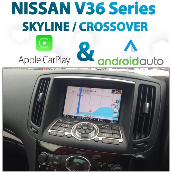Nissan V36/J50 Skyline – Apple CarPlay & Android Auto Integration