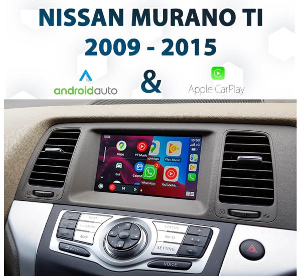 Nissan Z51 Murano 2012-2015 TI with Sat Nav – Apple CarPlay & Android Auto Integration – with ROUTE button