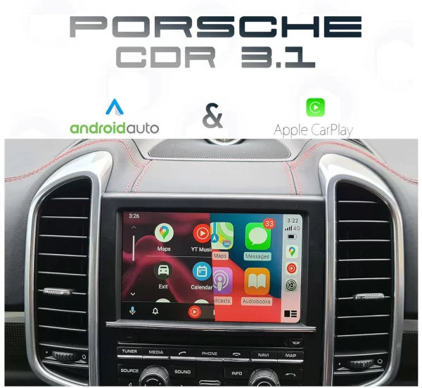 Porsche CDR3.1 – Apple CarPlay & Android Auto Integration