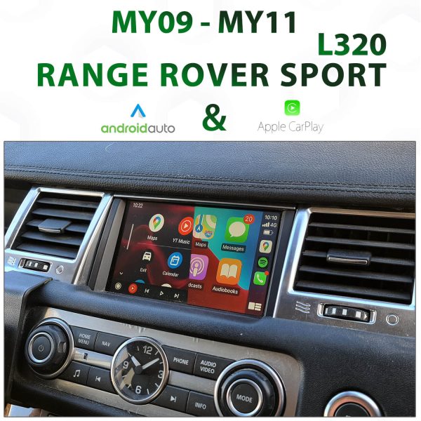Range Rover Sport L320 – Apple CarPlay & Android Auto Integration