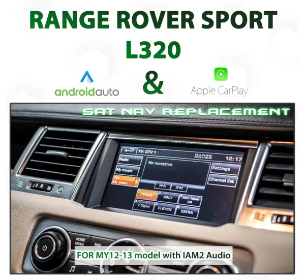 Range Rover Sports L320 2011 – 2013 Factory Audio Integrated Android Auto & Apple CarPlay Package Kit