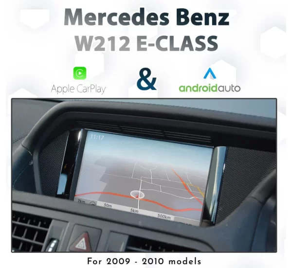 [TOUCH] Mercedes Benz E-Class W212 2009-2011: Android Auto & Apple CarPlay integration