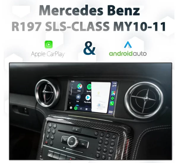[TOUCH] Mercedes Benz SLS-Class – Touch overlay Apple CarPlay & Android Auto
