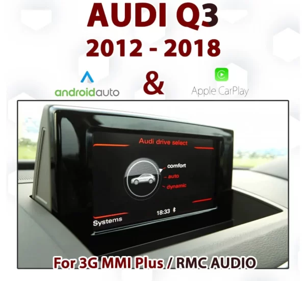 [Touch Overlay] – Audi Q3 Apple CarPlay & Android Auto Integration