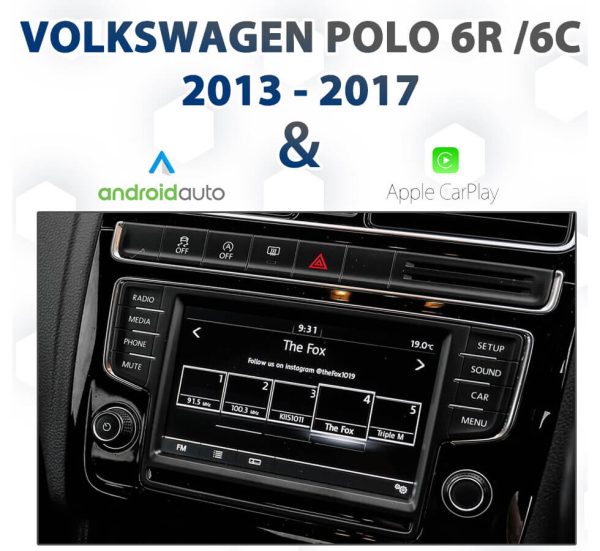 Volkswagen Polo 6C Apple CarPlay & Android Auto Integration