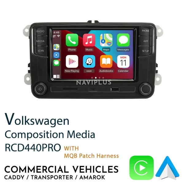 Volkswagen RCD440PRO – Commercial Vehicle package