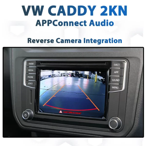 Volkswagen VW Caddy 2015 – 2020 Reverse Camera Integration for Composition Media APPConnect Audio