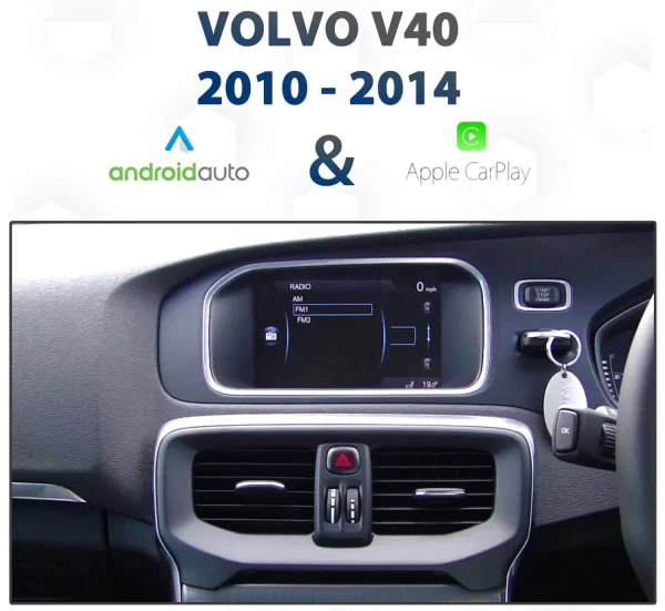Volvo V40 – Apple CarPlay & Android Auto Integration