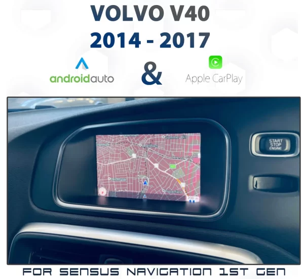 Volvo V40 Sensus NAV – Apple CarPlay & Android Auto Integration