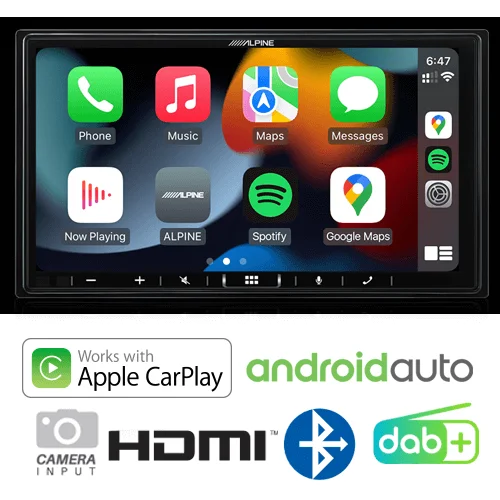 Alpine iLX-407A 7” Apple CarPlay / Android Auto / DAB+