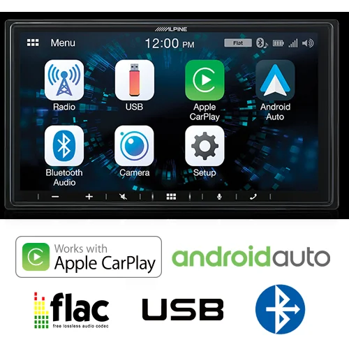 Alpine iLX-W650E 7″ Apple CarPlay Android Auto Head Unit