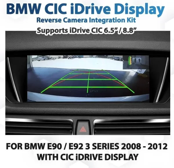 [MY09-12] BMW E90 3 Series – CIC iDrive Reverse Camera Integration