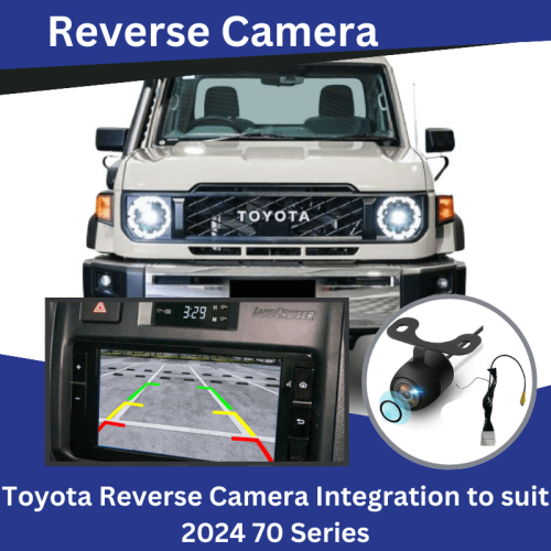 Reverse Camera Integration to suit Toyota Land Cruiser 2024 70 Series-v2