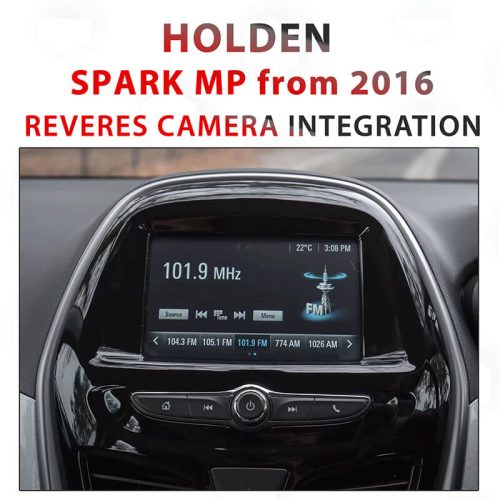 Holden Spark MP from 2016 Current 7" Integrated Reversing Camera Retrofit Kit