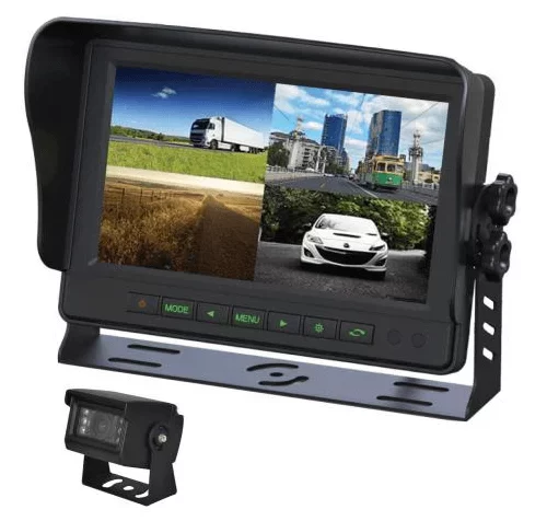 Gator GT904SD 9” Commercial Grade Dash Mount Quad Display Reverse Camera Kit